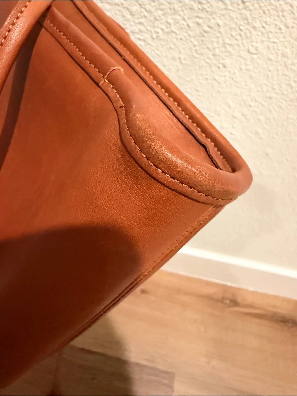 Vintage Coach Scooter Crossbody Bag Brown